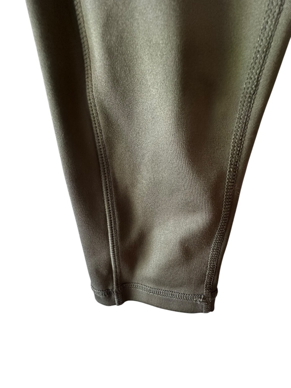 American Tall Olive Green High Waist Yoga Leggings Women’s Athletic Workout Gym - Picture 10 of 13
